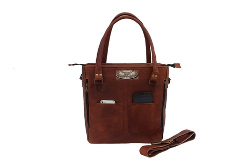 Vintage borsa shopper pelle - borsa,