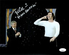 Michael Villani Firmato 8x10 Uomo sulla Luna Merv Griffin Autentico Auto JSA COA