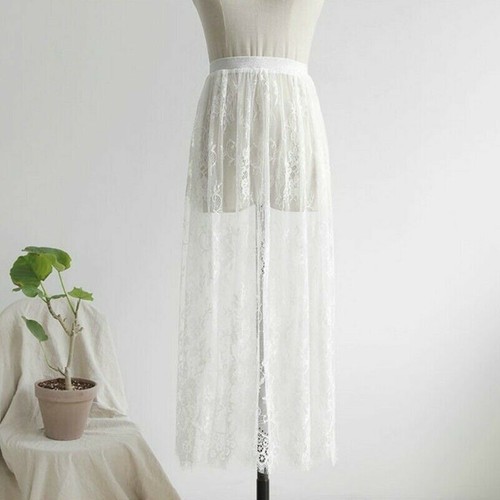 Pizzo rete gonna sottoveste - a,