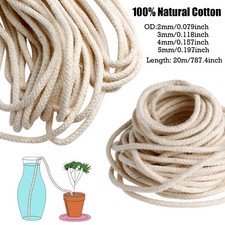 Stoppino candela cotone stoppino lampada olio stoppino tondo intrecciato per lampade ad olio