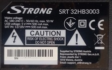 RICAMBI PER TV STRONG SRT32HB3003