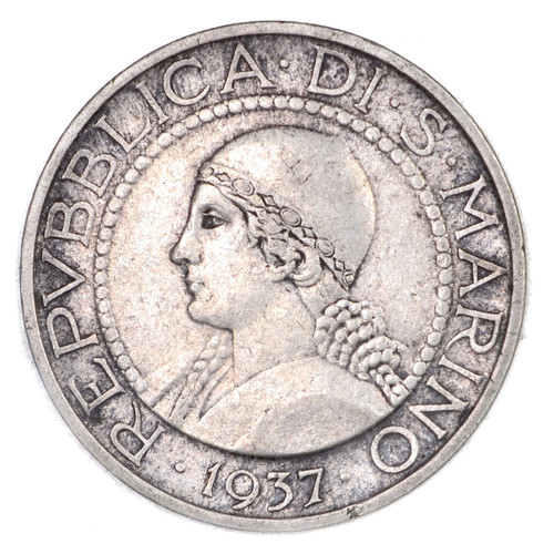 San marino lire 1937 - san,