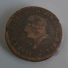 REGNO DELLE DUE SICILIE 10 TORNESI 1819 zecca NAPOLI MB originale  CU 