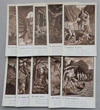 WW1 - 10 Satiriche, Tratte dalla Divina Commedia di Dante, illustrate da Gibelli