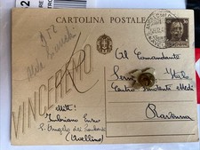 STORIA POSTALE REGNO 1942 Vinceremo Da S. Angelo Dei Lombardi Per Ravenna
