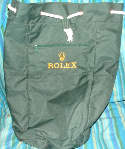 Sacca borsone rolex - chiusura, a