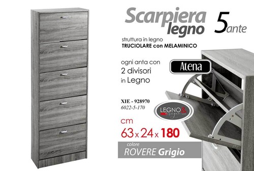 Scarpiera ante salvaspazio - 5,