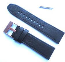 DIESEL Original Cinturino In Pelle DZ4462 Bracciale Nero 24 Mm