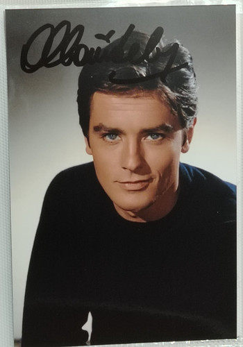 Autograph alain delon - autograph,