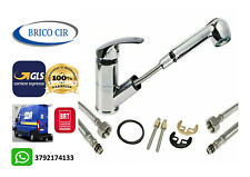 Rubinetto Miscelatore Monocomando Cucina Lavello Lavabo Con Doccetta Estraibile