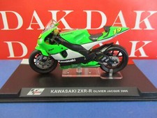 Die cast 1/24 Modellino Moto GP Kawasaki ZXR-R Olivier Jacque 2005