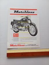 Matchless G 80 500 - G 15 650 1968 depliant USA originale
