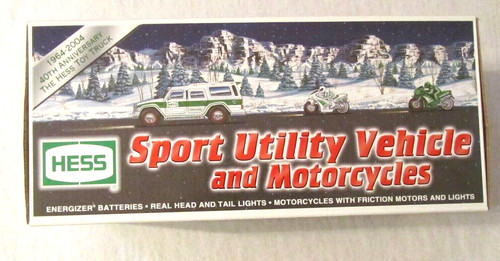 Hess sport utility vehicle and - hess,