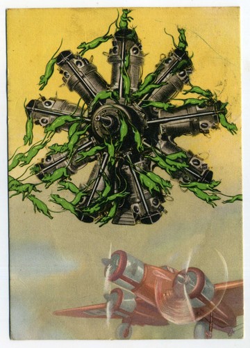 Cartolina aviazione 1940 - aviazione, 1940-