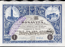 Certificato azionario Società