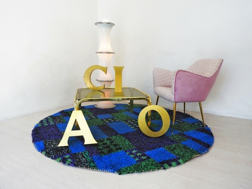 Tappeto tondo carpet pelo