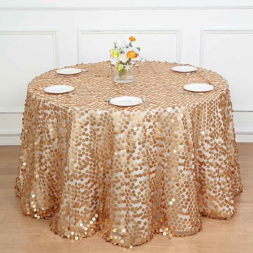 Tovaglia opaca champagne tonda - tovaglia,