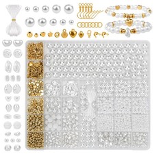 1668 Pezzi di Perline Bianche