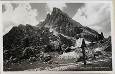 Cartolina Cortina d’Ampezzo Belluno Passo di Falzarego Sasso di Stria Marmolada