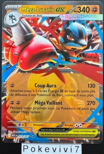 Carte pokemon mega - carte, mega-lucario