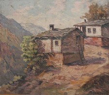 Antico dipinto ad olio