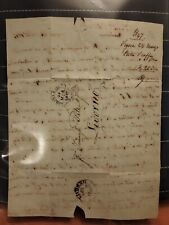 Prefilatelia. Toscana, Lastra A Signa/Livorno 24-3-1847. Con Testo. Vollmeier 6p