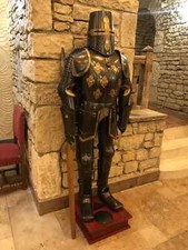 Costume statua armatura nera