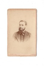 L. Krier CDV foto ritratto di