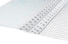 Paraspigolo PVC con rete 22x22 mm AKIFIX rotolo 25 metri