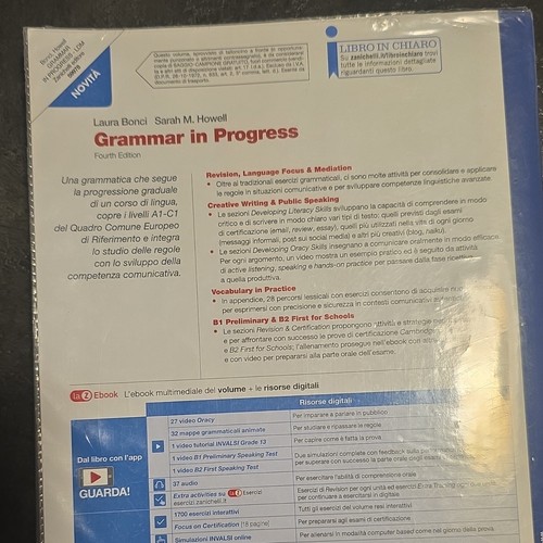 Zanichelli grammar progress - grammar,