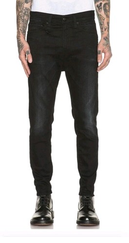 R13 black drop jeans - jeans, size