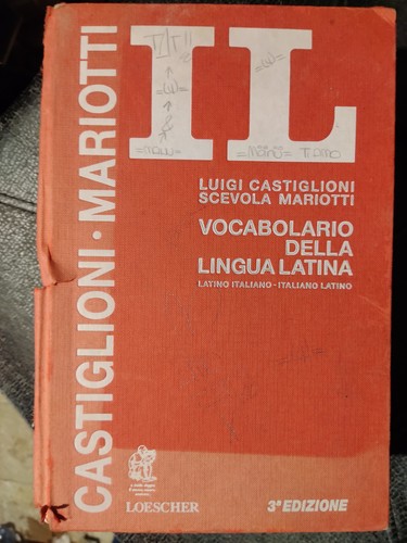 Vocabolario latino - vocabolario,
