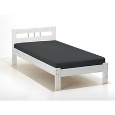 Struttura Letto Singolo Bianco 90x200 Legno una Piazza Cameretta Bambini Camera