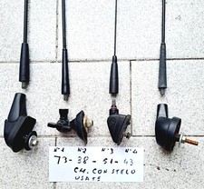 Antenne tetto / cofano baule e steli vari modelli e misure usate e 1 nuova .