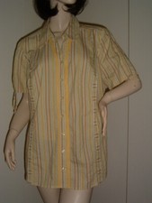 CAMICIA CAMICETTA DONNA RIGHE LEGGI LE MISURE TAGLIE FORTI