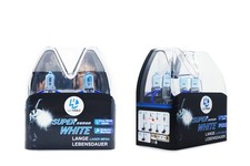 H3 Halogen Bulb Xenon Style - Super White Fari Lampada Per VW POLO 6N1