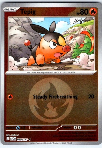 Pokemon tcg tepig 217 - pokemon,