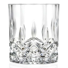 Set 6 Bicchieri Vino e Acqua OPERA 21 cl Eco Cristallo Intagliato - RCR Italiana