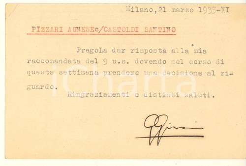 1913 milano via spirito - via,