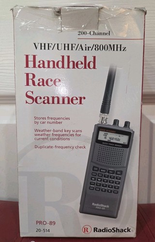 Radio shack pro scanner - pro-89,