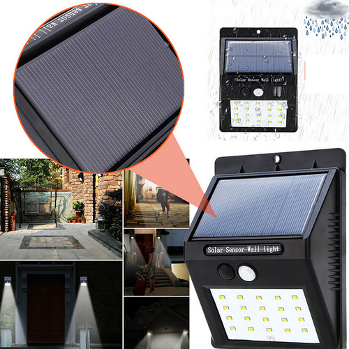 Faretto led solare esterno - 20,