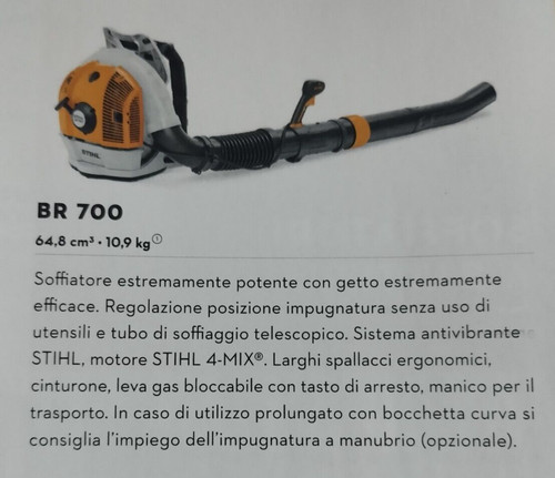 Soffiatore stihl 700 - br,