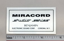 Miracord Studio Series