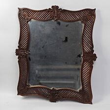 Antico Specchio Specchiera LEGNO di Noce Italia  Stile Luigi Filippo Epoca 800