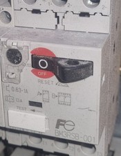 Fuji electric BM3RSB-001 Interruttore salvamotore 0,63-1 Ampere tarabile trifase