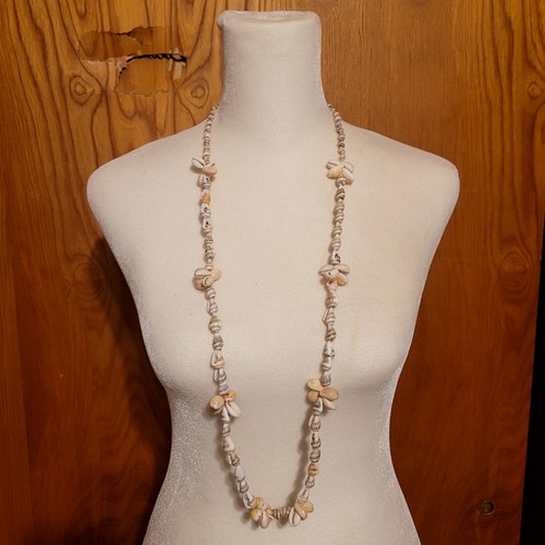 Collana filo cordino perline