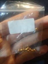Lote 10 Bolas Oro 18k 4mm