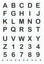 Adesivi Lettere 2 Cm Altezza