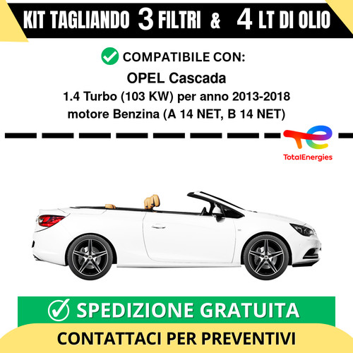 Tagliando per opel - tagliando, 1.4