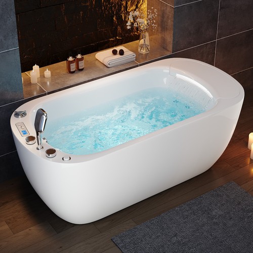 Acrylic jacuzzi tub w - 66.7",